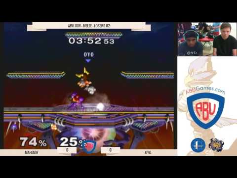 ABU Monthly 006:  Mahour (Samus) Vs. oYo (Fox) - Melee Singles - Losers Round 2