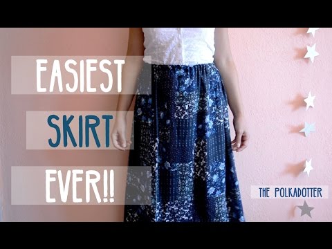 Easiest Skirt Ever | 3 Steps