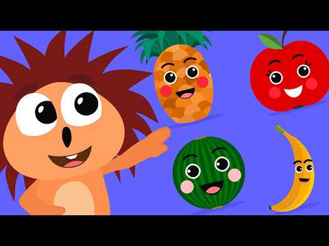 Renkli ve Faydalı Meyveler Şarkısı | Eğitici Çocuk Şarkısı | Kirpi Piki Çocuk Şarkıları & Çizgifilm