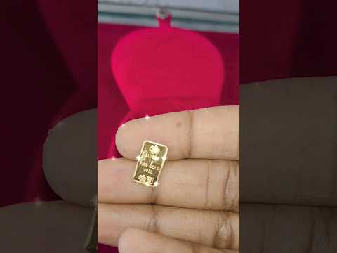 1 gram 999 purity Gold Biscuit #goldbiscuit #gold