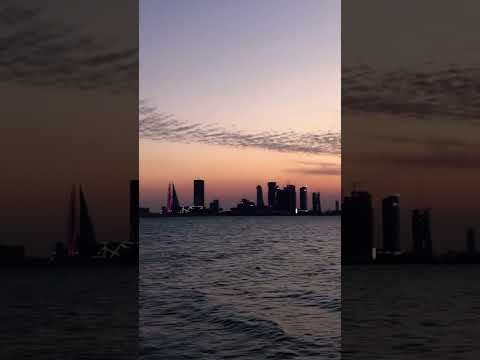 Sunset Bahrain 🇧🇭 #arabic #bahrain #kingdomofbahrain #manama #gcc #subscribe #sunset
