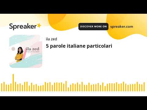 5 parole italiane particolari