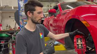 How to change brake pads on a Subaru BRZ with Brembo brakes