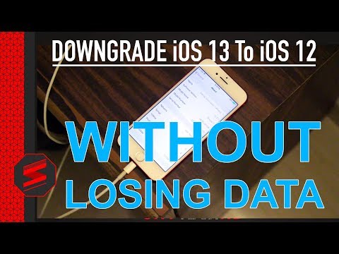 How To Downgrade iOS 13 To iOS 12.4 (WITHOUT LOSING DATA)
