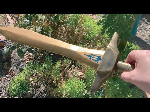 I made my first wooden sword - Riptide from Percy Jackson