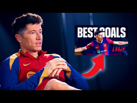 LEWANDOWSKI PICKS his TOP 5 GOALS | FC Barcelona ⚽🔝