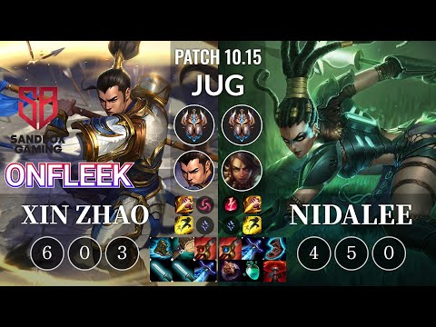 SB OnFleek Xin Zhao vs Nidalee Jungle - KR Patch 10.15