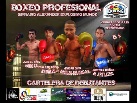 Boxeo Pro Venezolano - 23-07-21 Promociones internacionales boxing "Alexander Explosivo Muñoz"