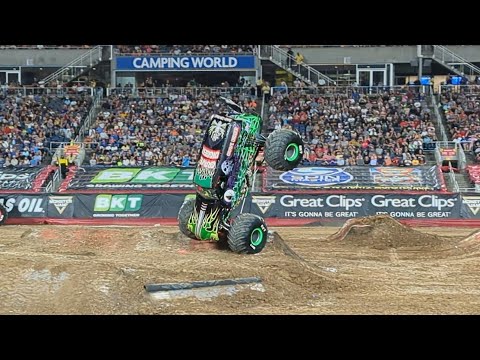 Monster Jam Grave Digger Winning Freestyle Orlando 3/4/2023