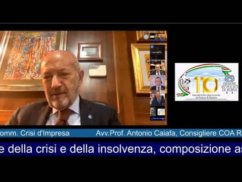 TERZO CORSO DI ALTA FORMAZIONE DELLA CRISI E DELLA INSOLVENZA -  Incontro del 09.03.2021