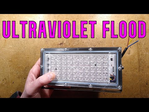 Horrible eBay ultraviolet floodlight (with schematic)