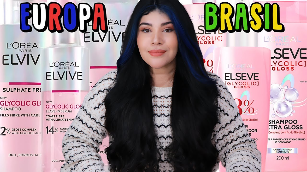 💖 ELSEVE GLYCOLIC GLOSS: Versão do Brasil versus Versão da Europa. Qual é melhor?