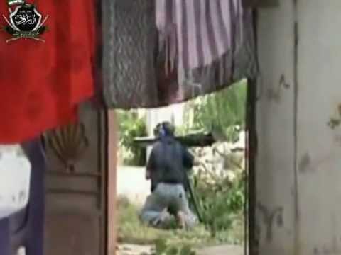 مقطع مرئي يلخص السيطرة على حاجز البرهانية في مدينة حمص