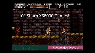101 x68000 Games - in 20 Minutes!