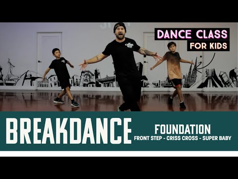 Kids Breakdance Class | Front Step, Criss Cross, and Baby Freeze