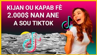 🟢 kijan ou kapab fè 2,000 $ nan fen ane sa byen fasil