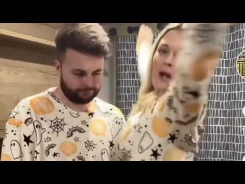 Lauren Nyland giving her husband a lap dance