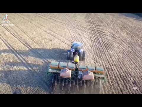 🚜🌾 Plantio do milho , trator New holland T7 205cv plantadeira Stara , filmagem drone AgroJf 🚜🌾#agro