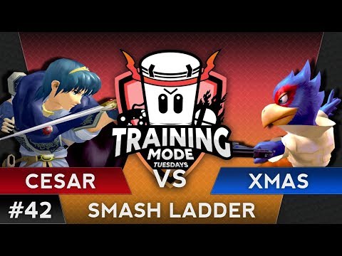 TMT 42 - Cesar (Marth) VS MegaXmas (Falco) - SSBM Smash Ladder - Melee