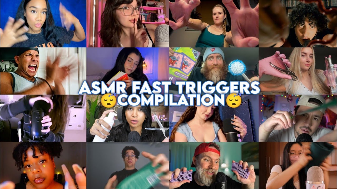 ASMR Fast & Aggressive Compilation | Random Triggers ASMR