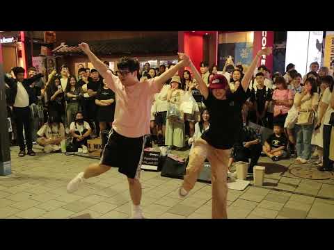 Kpop&JHKTV]かがわゆう(日本)&hyojin in hongdaeUNFORGIVEN-LE SSERAFIM 카가와 유&효진홍대케이팝 中國旅遊舞蹈 언포기븐