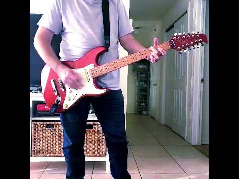 Hondo Fame 760/12 1982 - Metalic Red Stratocaster 12-String image 12