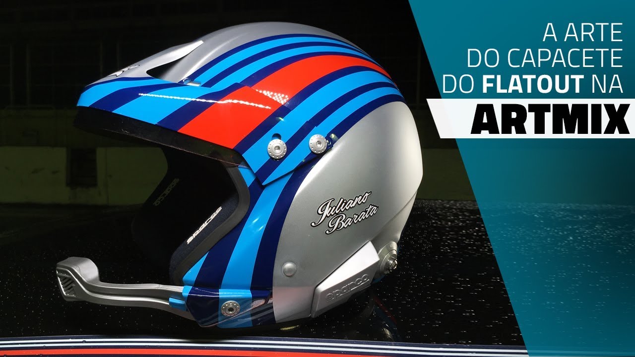 Grafismos personalizados de capacetes | Feat. Artmix Studios