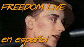 Boy George Freedom live at world aids day 1987 TRADUCIDA