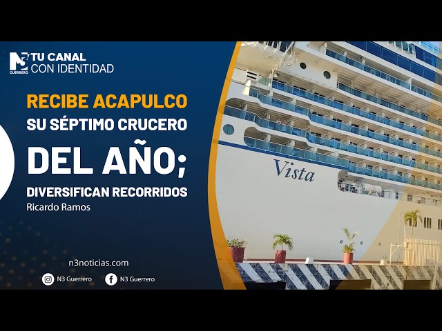 Recibe Acapulco su séptimo crucero del año; diversifican recorridos
