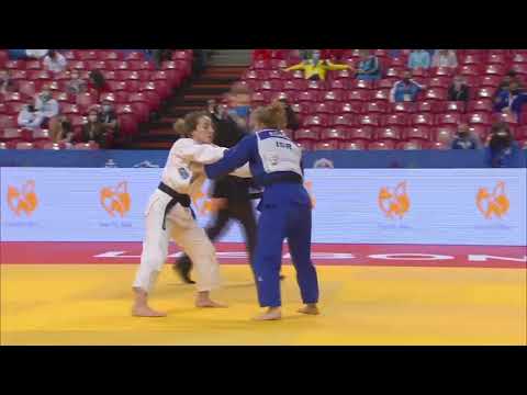 KRASNIQI Distria (KOS) ​vs RISHONY Shira (ISR) Judo European Seniors  2021 / Quarter-Final -48 kg