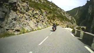 preview picture of video 'France into the Alps on the N202 - on a Harley 883R'