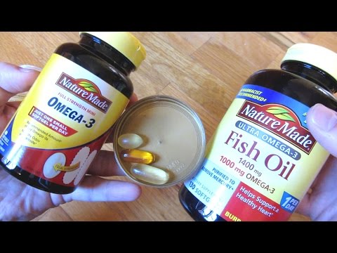 Nature Made Omega-3 Mini vs Full Size Fish Oil