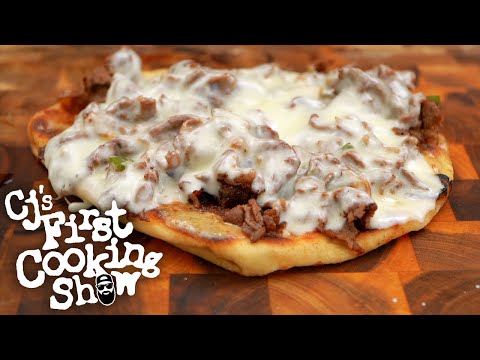 Straight Out of Philly Flatbread! | CJ's First Cooking Show | Blackstone Griddles