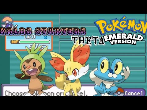 How to get Froakie, Chespin and Fennekin in  Pokemon Theta Emerald Ex