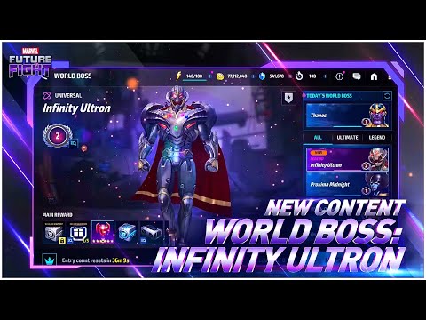 INFINITY ULTRON WORLD BOSS LEGEND GUIDE ! TIPS & TRICKS | Marvel Future Fight