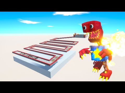 Escape From Fire Boxy Boo - Last Survivor - Animal Revolt Battle Simulator