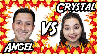 Angel VS Crystal - World&#39;s Hottest Gummy Bear Arcade Challenge!