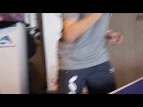 Women's table tennis demonstration