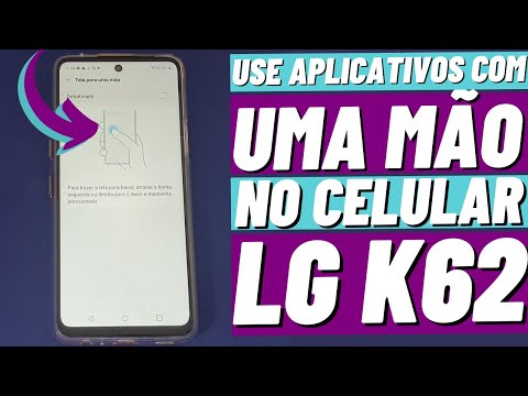 HOW TO ACTIVATE AND USE THE ONE-HAND OPERATION FEATURE ON THE LG K62 MOBILE PHONE