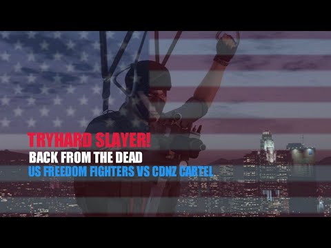 GTA ONLINE: THE TRYHARD SLAYER IS BACK!/ ATTACKING CDNZ MEXICAN CARTEL CREW!