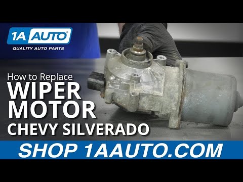 How to Replace Wiper Motor 07-13 Chevy Silverado