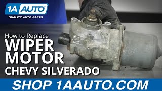 How to Replace Wiper Motor 07-13 Chevy Silverado