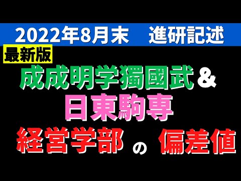 経営学科 日本大学/東洋大学/専修大学/國學院大學など。日東駒専と成成明学獨國武の経営学部【2022年8月進研】