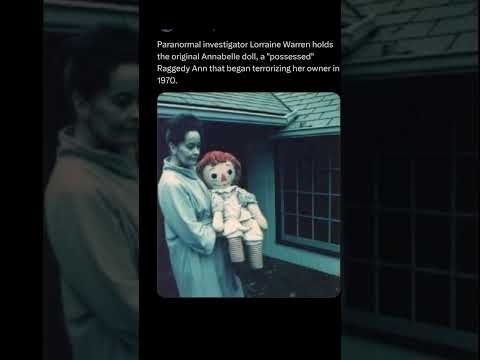 The Real Annabelle: Captured in Human Hands #scary #annabelle