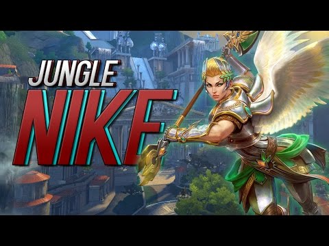Nike Jungle OP! My New Main! (Nike Build) Nike Conquest Gameplay (SMITE)