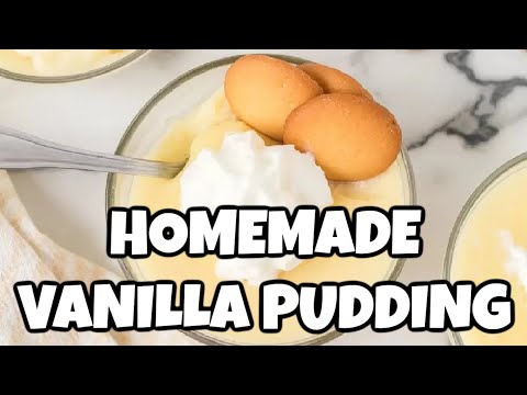 Homemade Vanilla Pudding