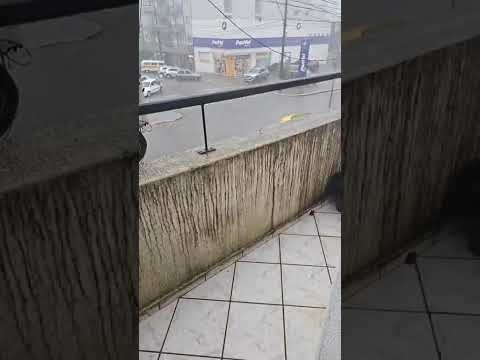 chove na capital do milho em Xanxerê-SC