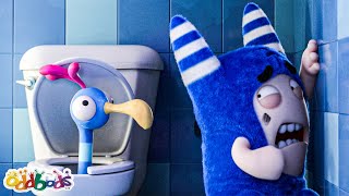 Toilet Scare! 👾 ODDBODS  | Super Kids Cartoons & Songs | MOONBUG KIDS - Superheroes