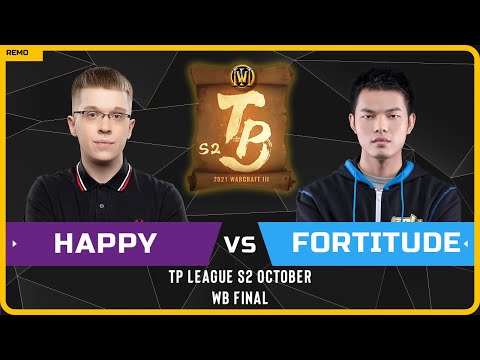 WC3 - [UD] Happy vs Fortitude [HU] - WB Final - TP League S2 Monthly 2