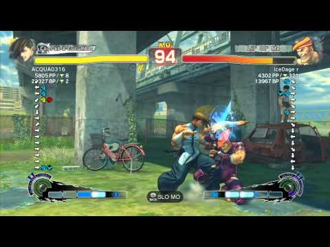 SSF4 AE: ACQUA0316 (Yang) vs -R- (Adon) - Ranked Match (720p HD)